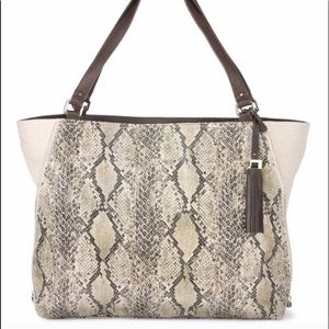Stella & Dot Snakeskin Switch bag